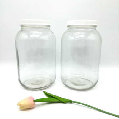স্ক্রু ক্যাপ খালি 4L 14oz টিকা দেওয়ার কাচের বোতল