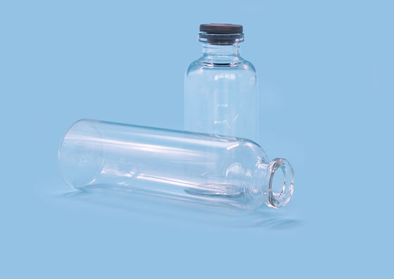তরল তরল ওষুধ ISO14001 ওডি 24 অ্যাম্বার গ্লাস বোতল